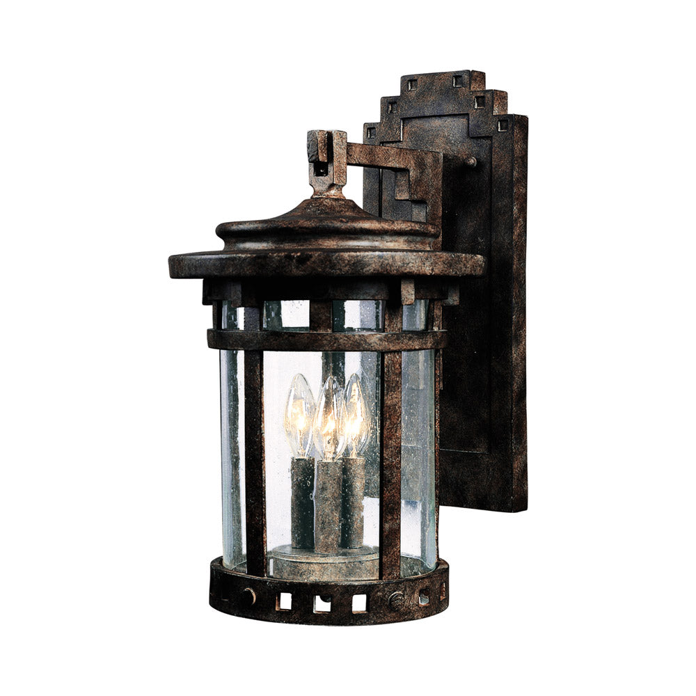 Santa Barbara Outdoor Wall Light (20-Inch/Seedy/Vivex Resin Composite).