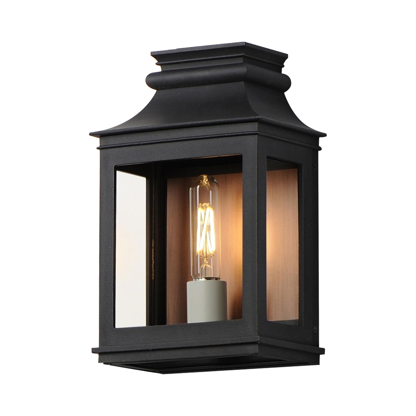 Savannah Outdoor Wall Light Antique Copper/Black Oxide (1-Light).