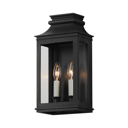 Savannah Outdoor Wall Light Black Oxide (2-Light).
