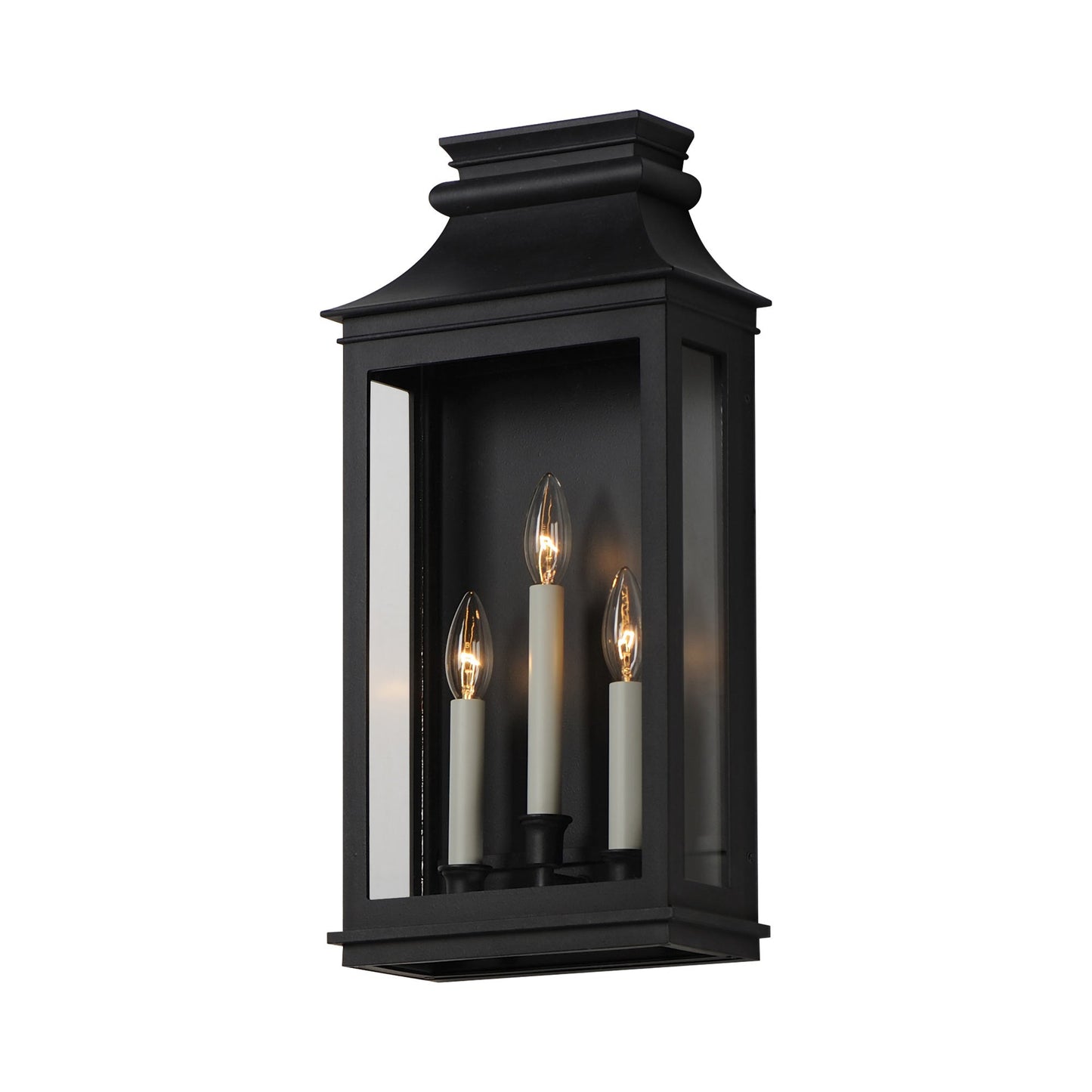 Savannah Outdoor Wall Light Black Oxide (3-Light).