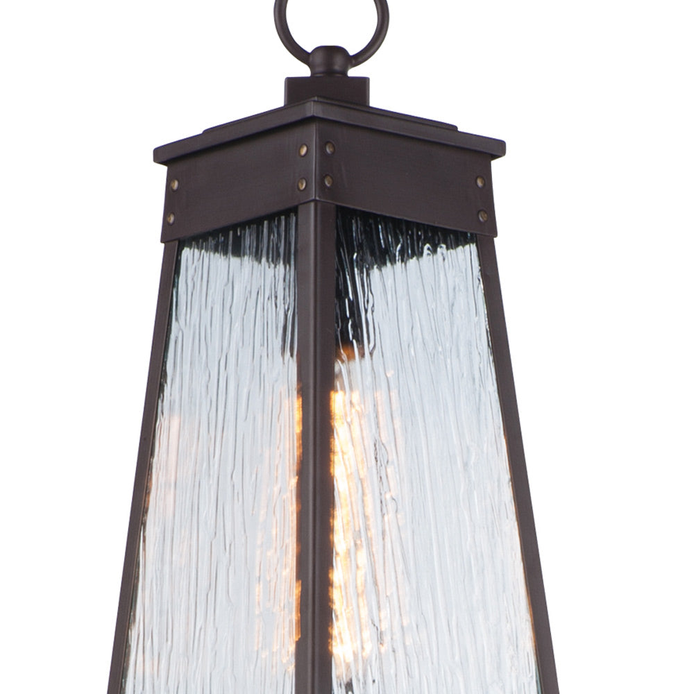Schooner Outdoor Pendant Light in Detail.