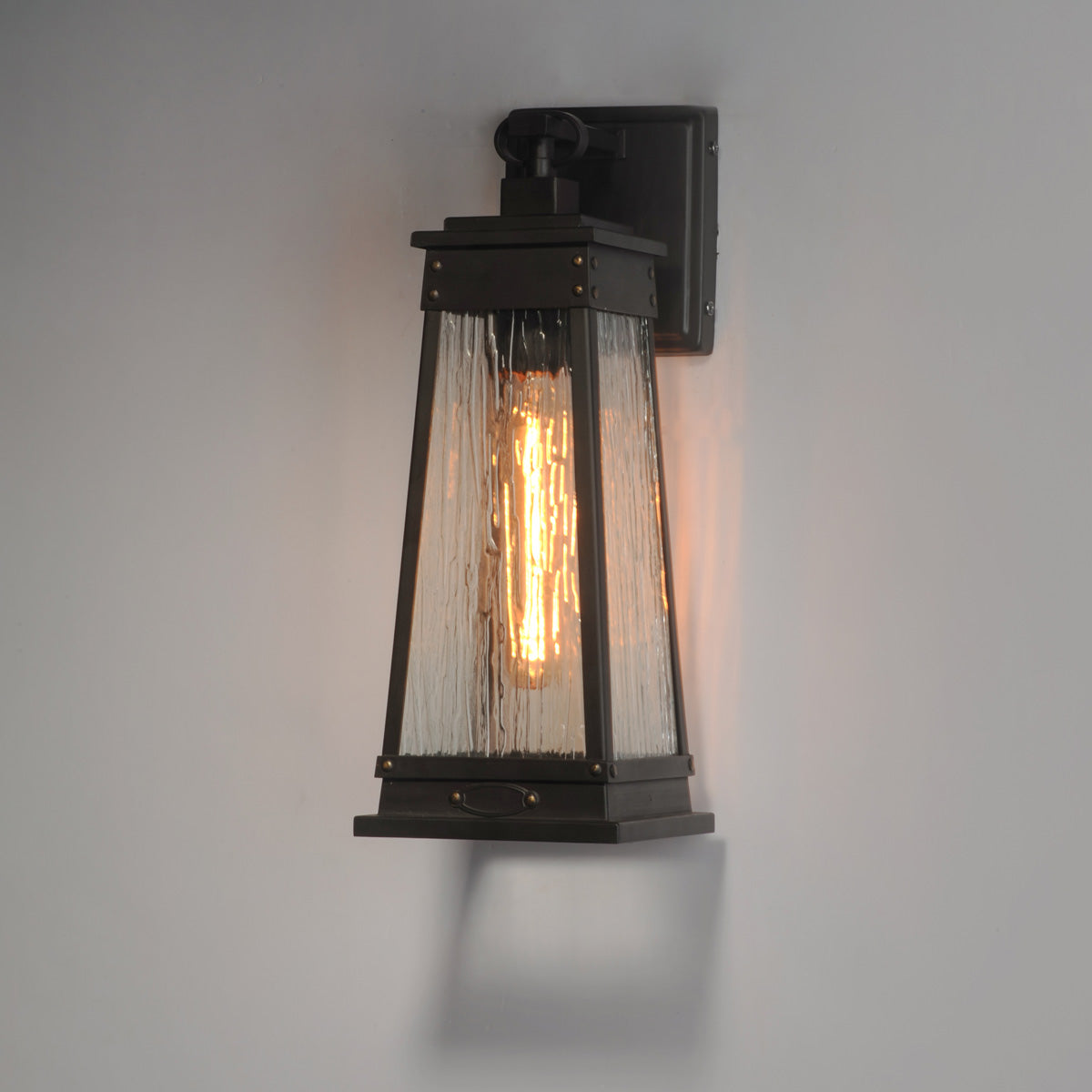 Schooner Outdoor Wall Light in Detail.