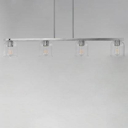 Scoop Linear Pendant Light in Detail.