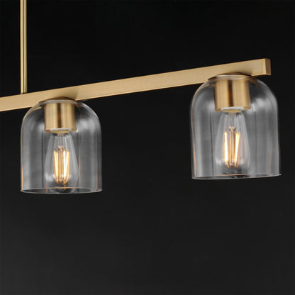 Scoop Linear Pendant Light in Detail.