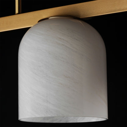 Scoop Linear Pendant Light in Detail.
