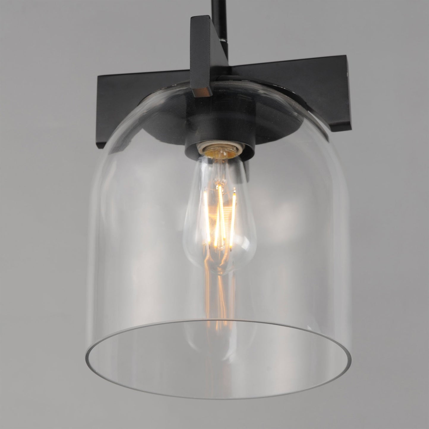 Scoop Semi-Flush Convertible Pendant Light in Detail.