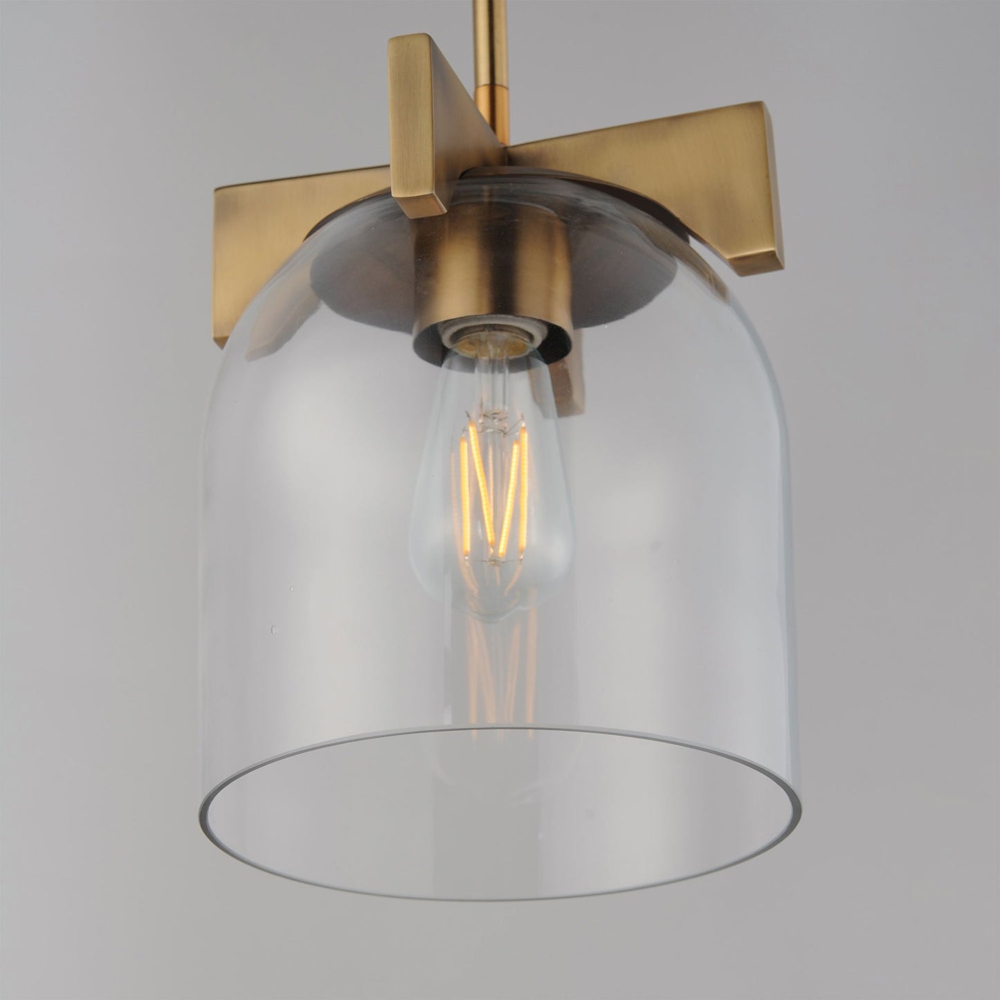 Scoop Semi-Flush Convertible Pendant Light in Detail.