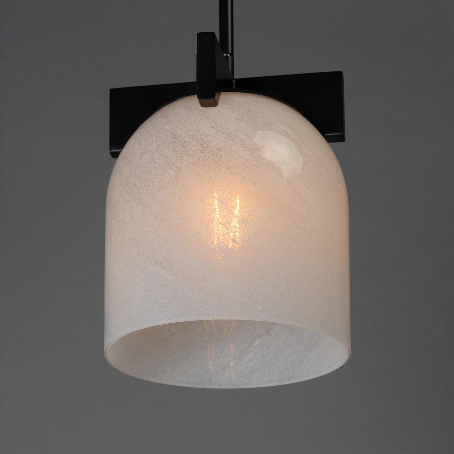 Scoop Semi-Flush Convertible Pendant Light in Detail.