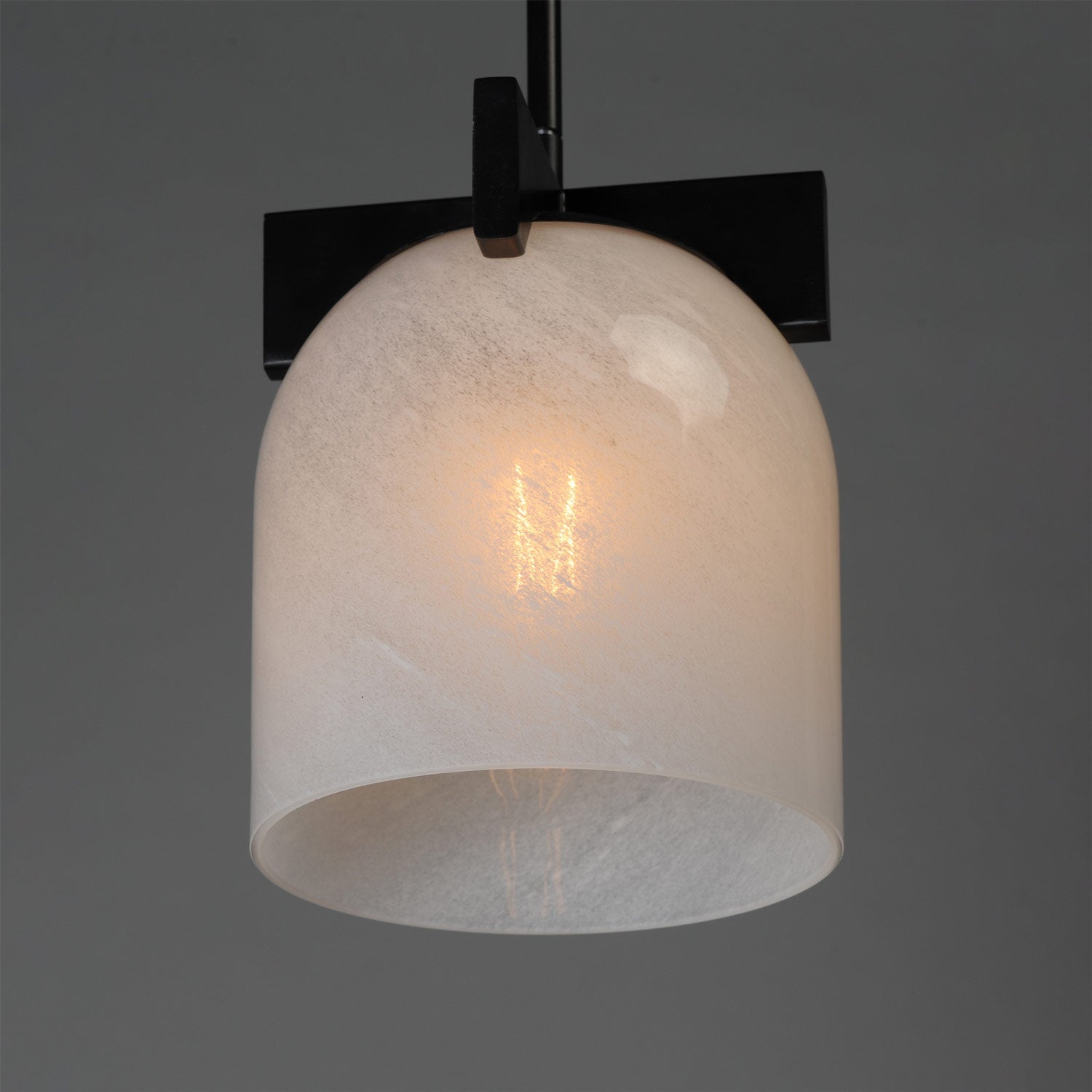 Scoop Semi-Flush Convertible Pendant Light in Detail.