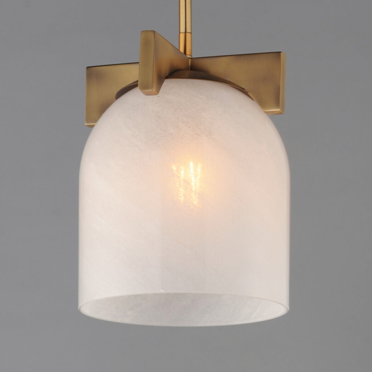 Scoop Semi-Flush Convertible Pendant Light in Detail.
