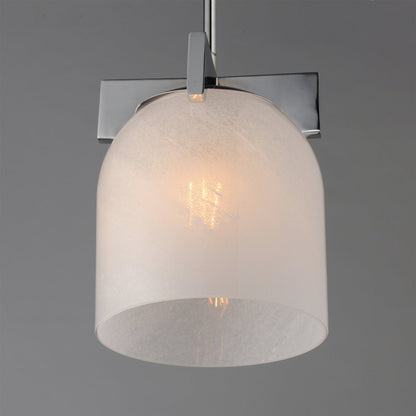 Scoop Semi-Flush Convertible Pendant Light in Detail.