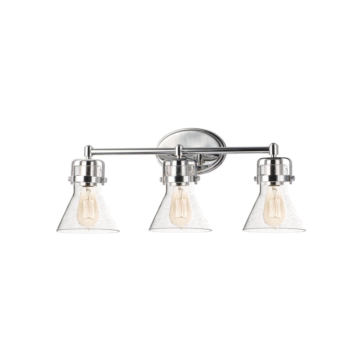 Seafarer Bath Vanity Light in Polished Chrome (3-Light).