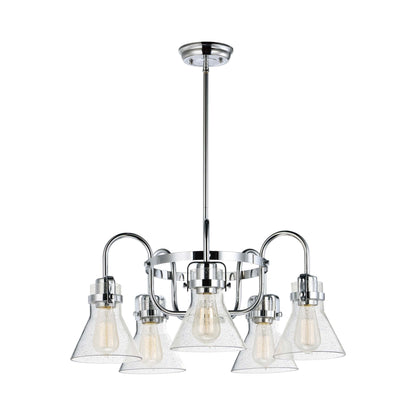 Seafarer Chandelier in Polished Chrome (5-Light).