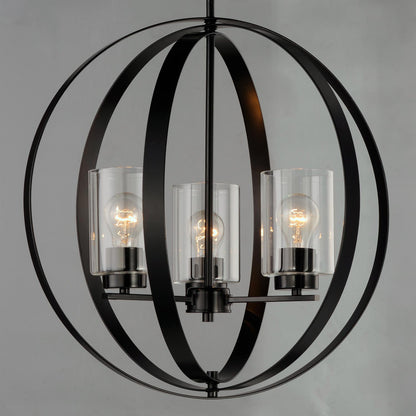Sentinel Globe Pendant Light in Detail.