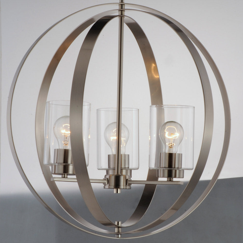 Sentinel Globe Pendant Light in Detail.