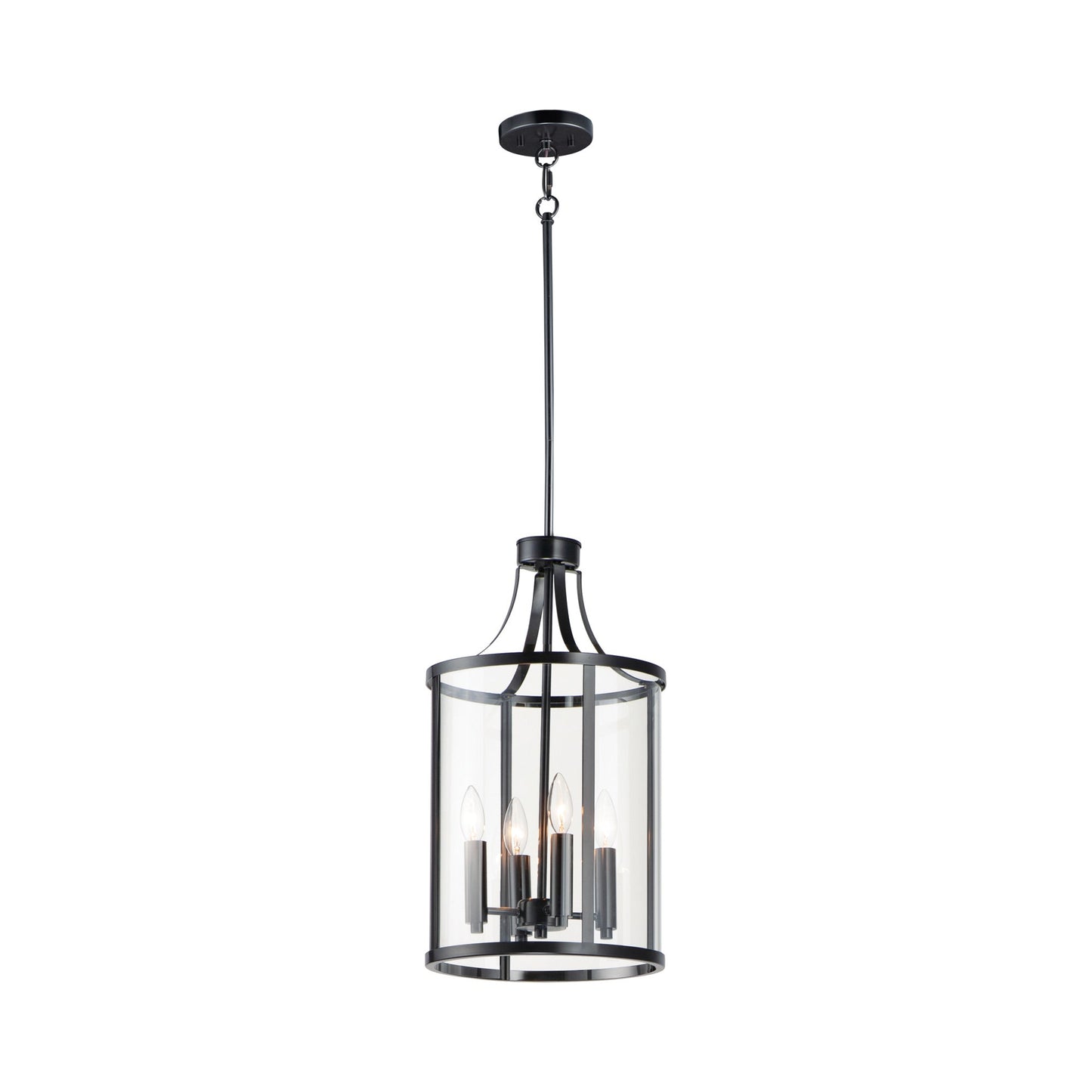 Sentinel Pendant Light in Black.