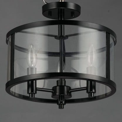 Sentinel Semi Flush Mount Ceiling Light in Detail.