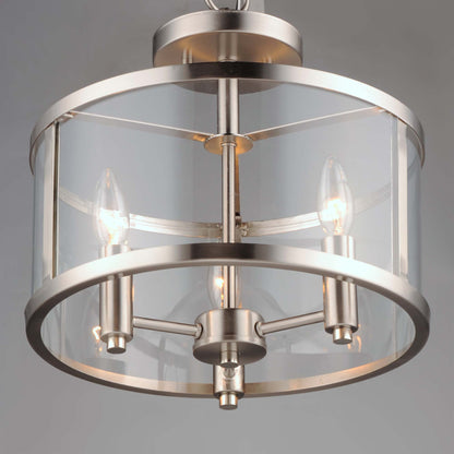Sentinel Semi Flush Mount Ceiling Light in Detail.