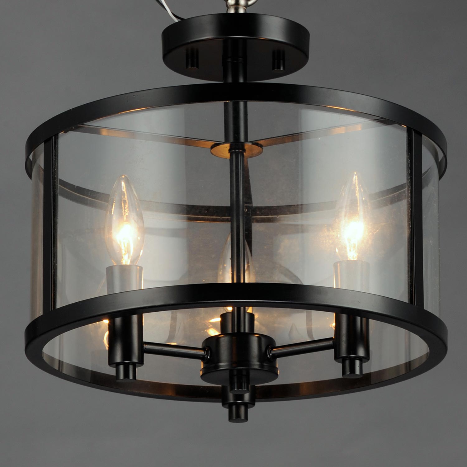 Sentinel Semi Flush Mount Ceiling Light in Detail.