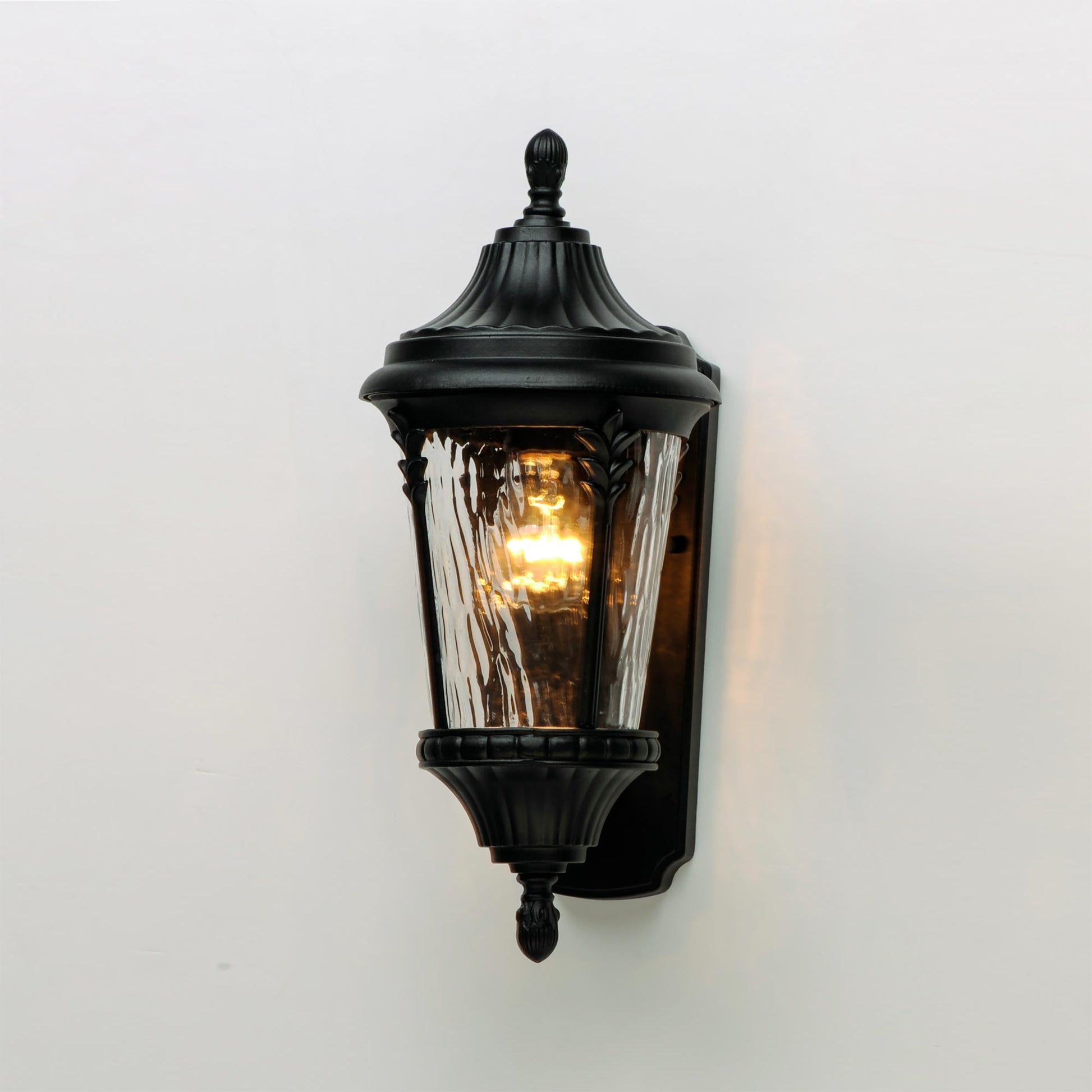 Sentry Outdoor Glass Wall Light in Detail.