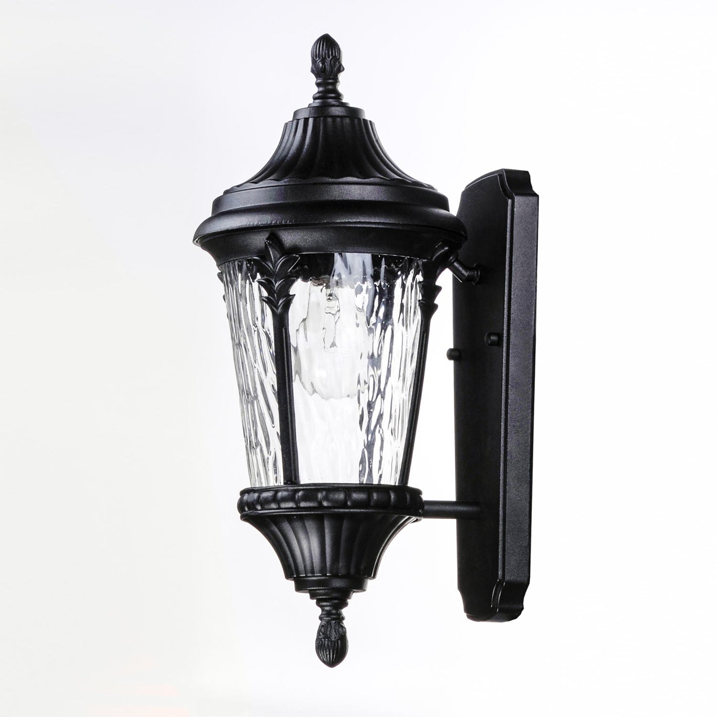 Sentry Outdoor Glass Wall Light in Detail.