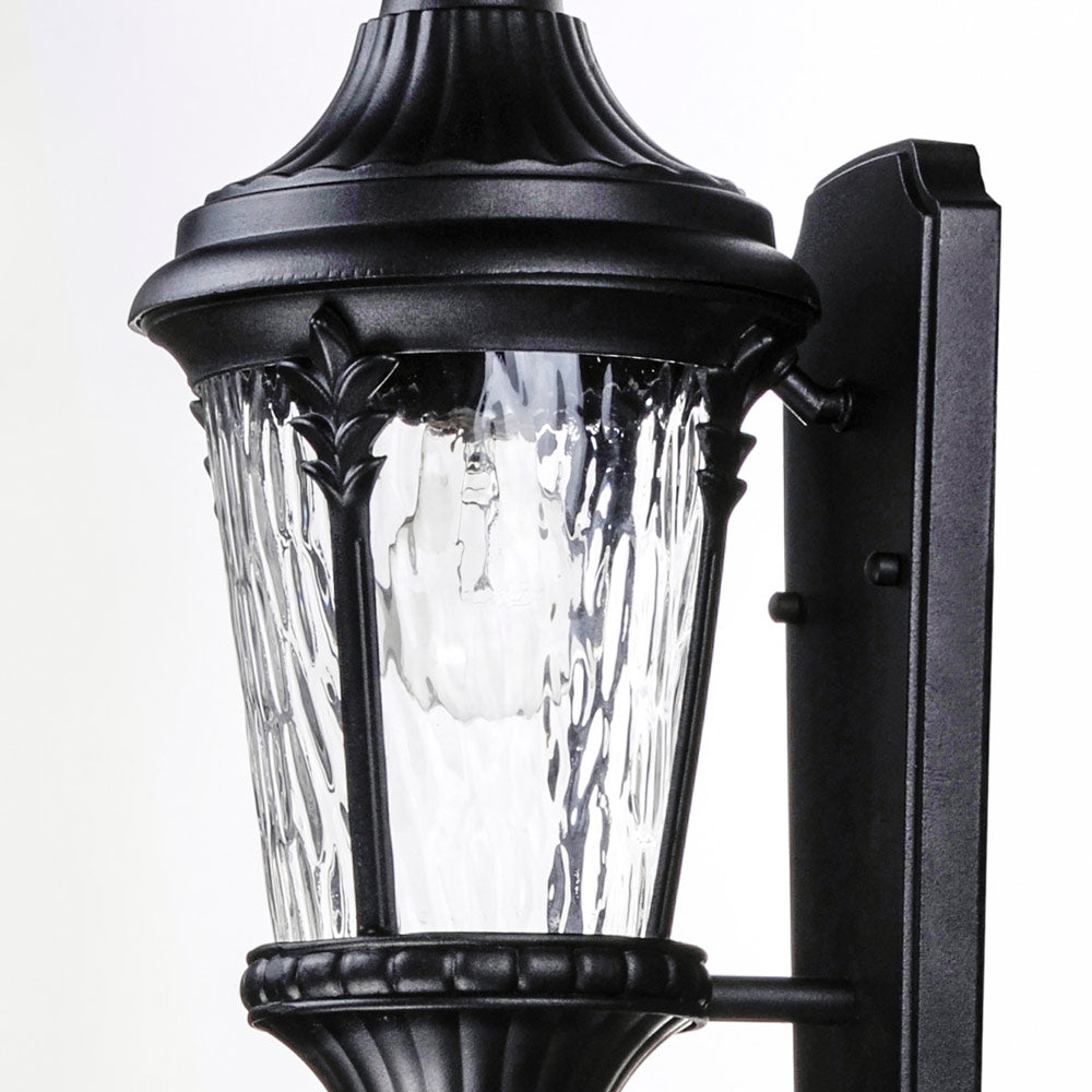 Sentry Outdoor Glass Wall Light in Detail.