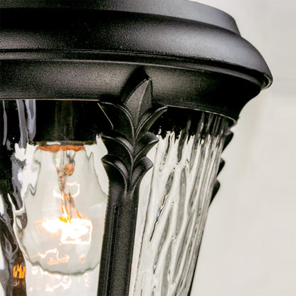 Sentry Outdoor Glass Wall Light in Detail.