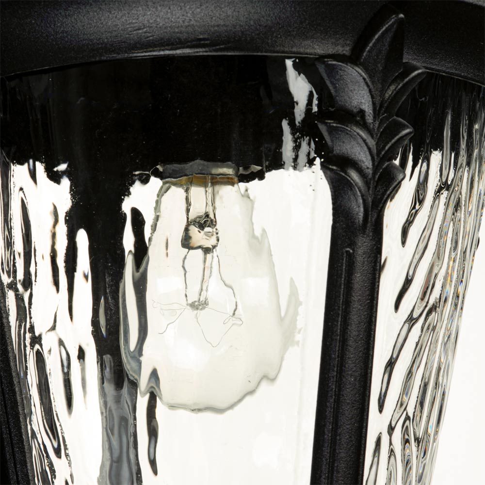 Sentry Outdoor Glass Wall Light in Detail.