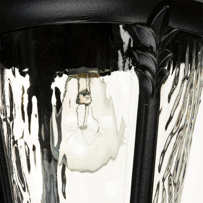 Sentry Outdoor Glass Wall Light in Detail.