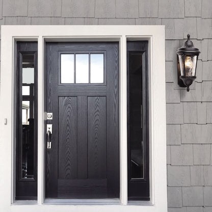 Sentry Outdoor Glass Wall Light in Outside Area.