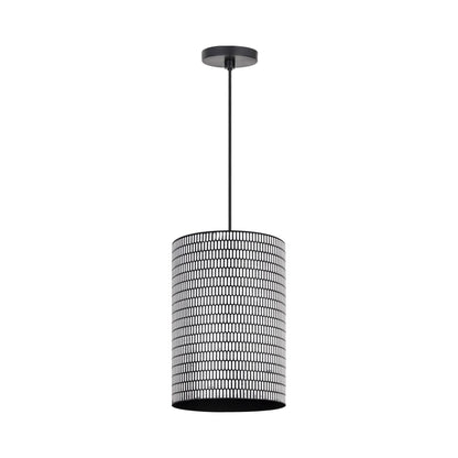 Shaka Pendant Light in Black/White (Large).