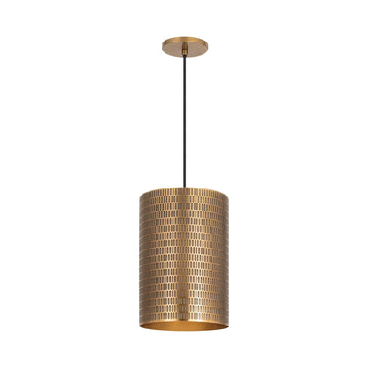 Shaka Pendant Light in Weathered Brass (Large).