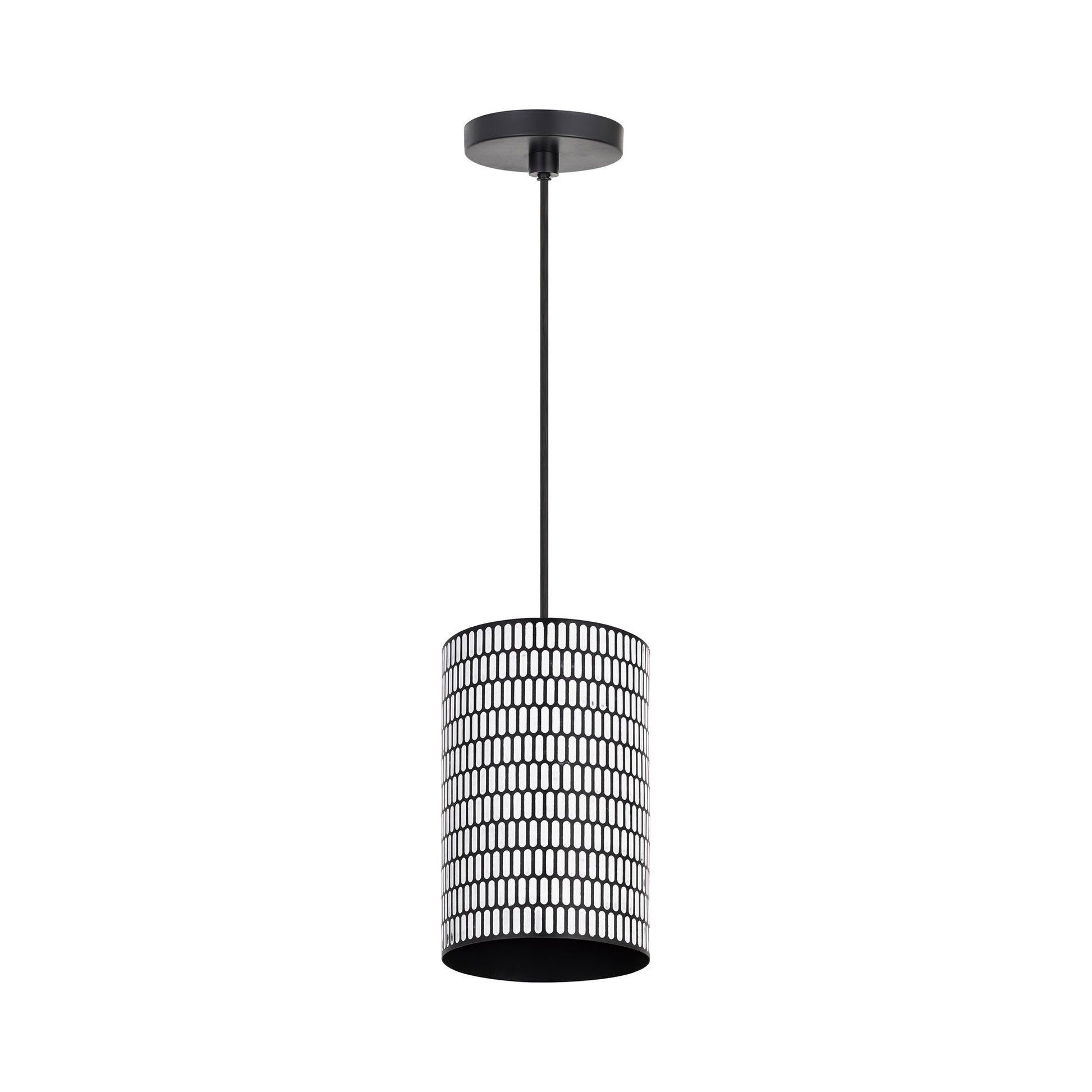Shaka Pendant Light in Black/White (Small).