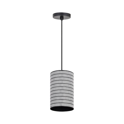 Shaka Pendant Light in Black/White (Small).