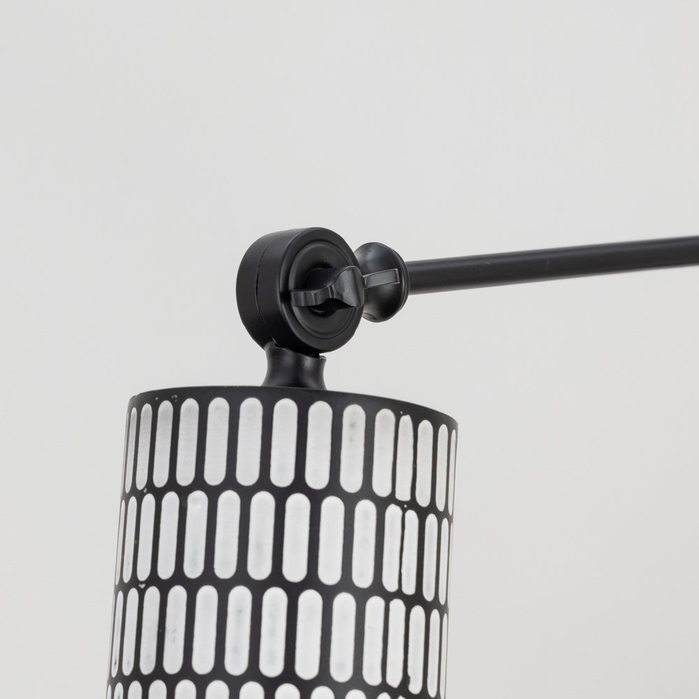 Shaka Swing Arm Wall Light in Detail.