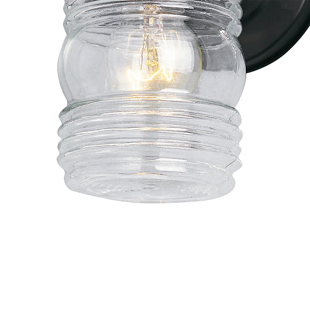 Side Door Outdoor Glass Wall Light in Detail.