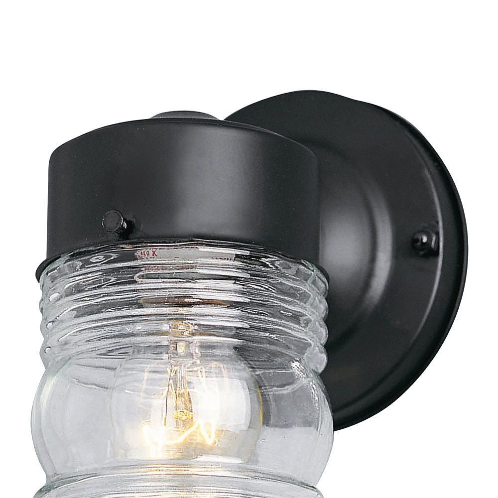 Side Door Outdoor Glass Wall Light in Detail.
