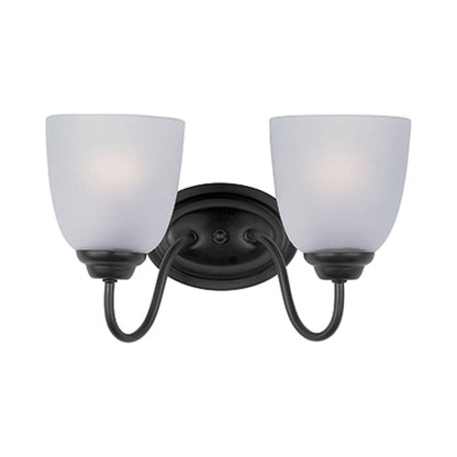 Stefan Bath Vanity Light in Black (2-Light).