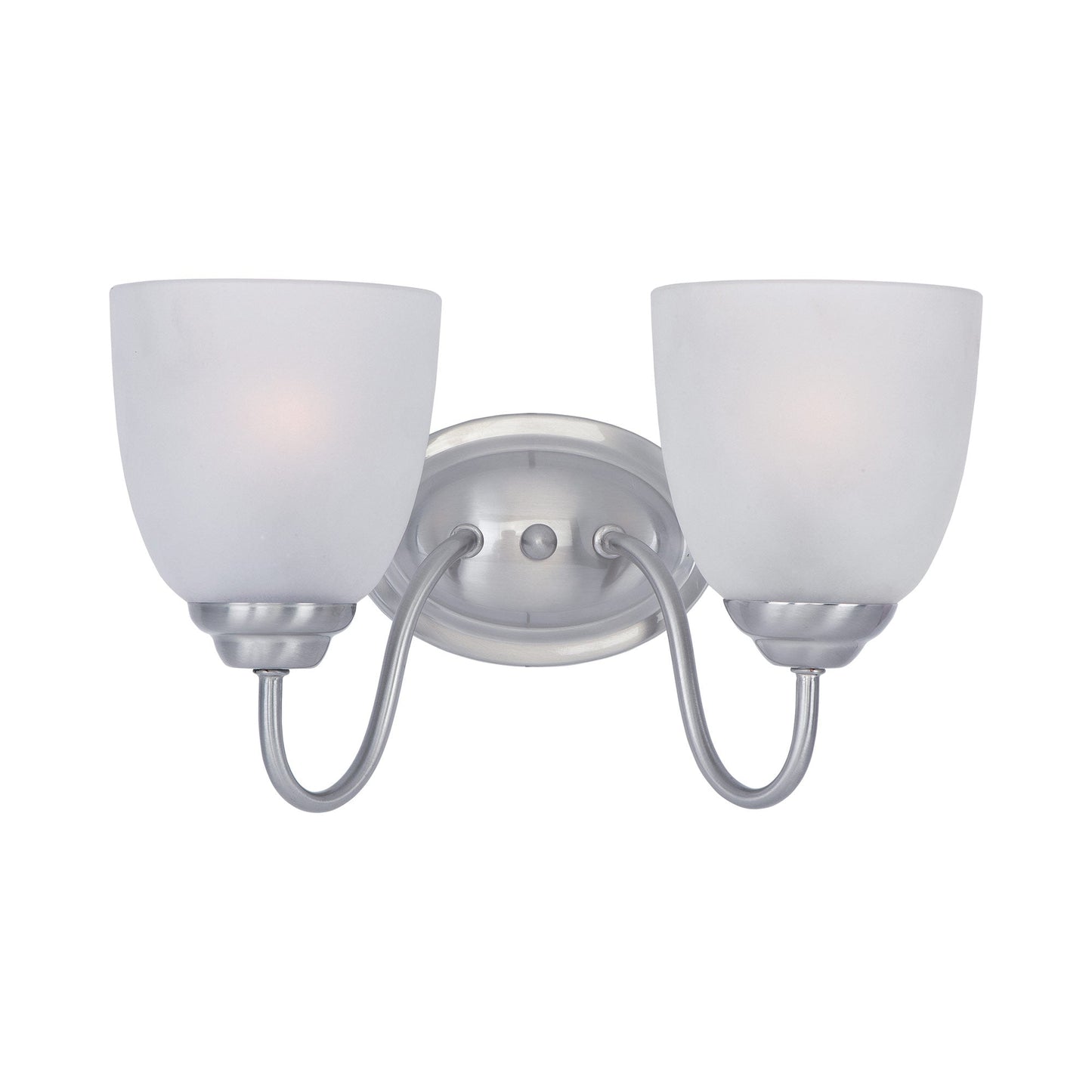 Stefan Bath Vanity Light in Satin Nickel (2-Light).