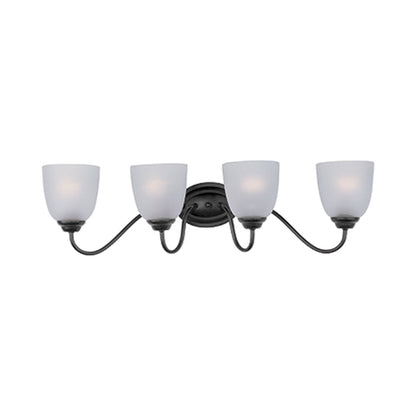 Stefan Bath Vanity Light in Black (4-Light).
