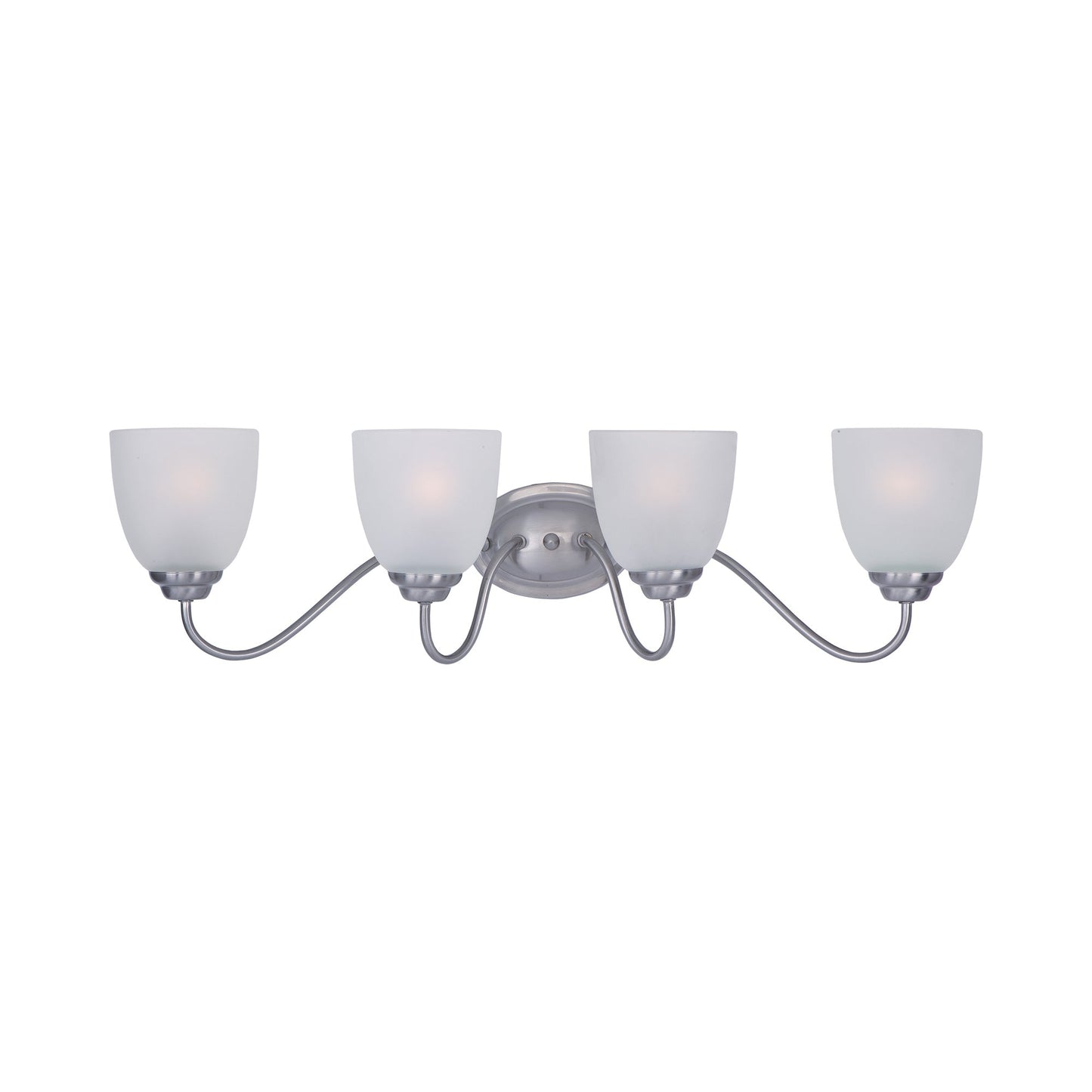 Stefan Bath Vanity Light in Satin Nickel (4-Light).
