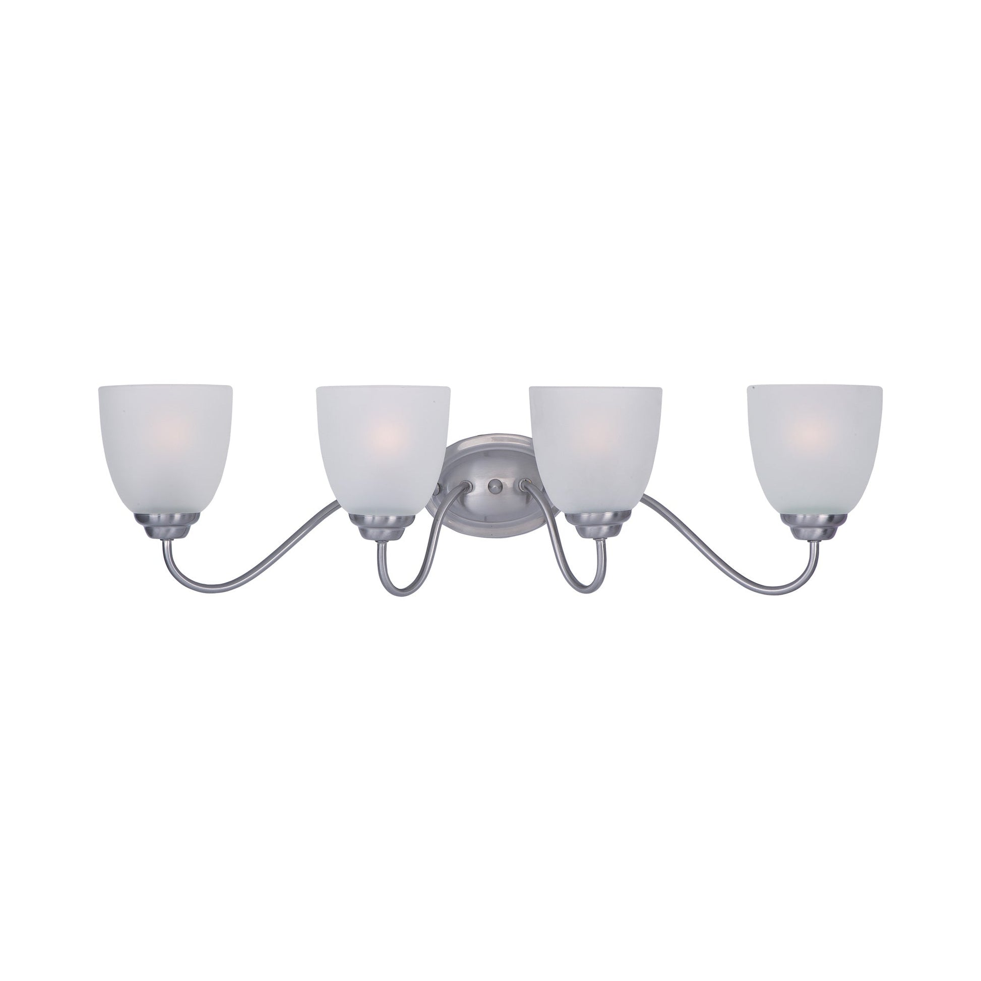 Stefan Bath Vanity Light in Satin Nickel (4-Light).