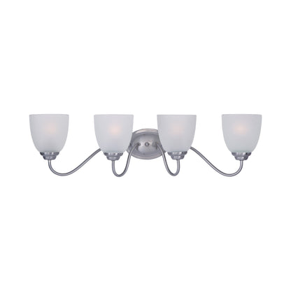 Stefan Bath Vanity Light in Satin Nickel (4-Light).