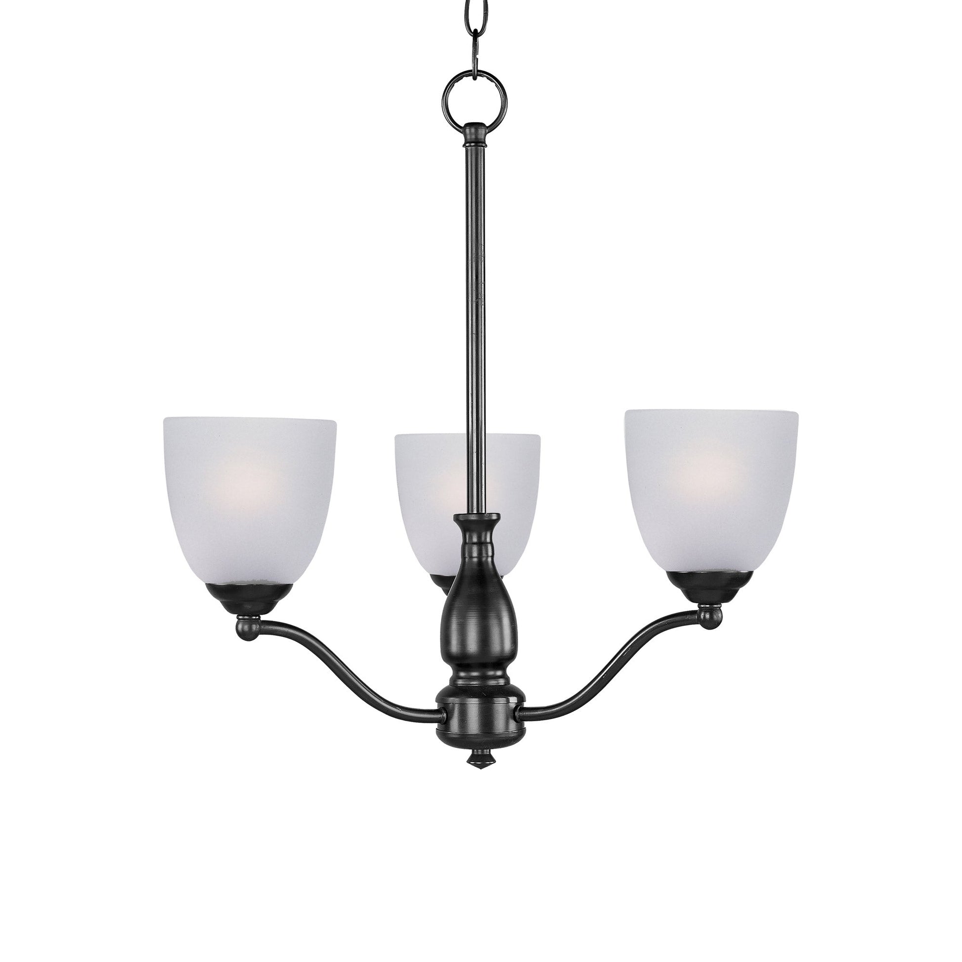 Stefan Chandelier in Black (3-Light).