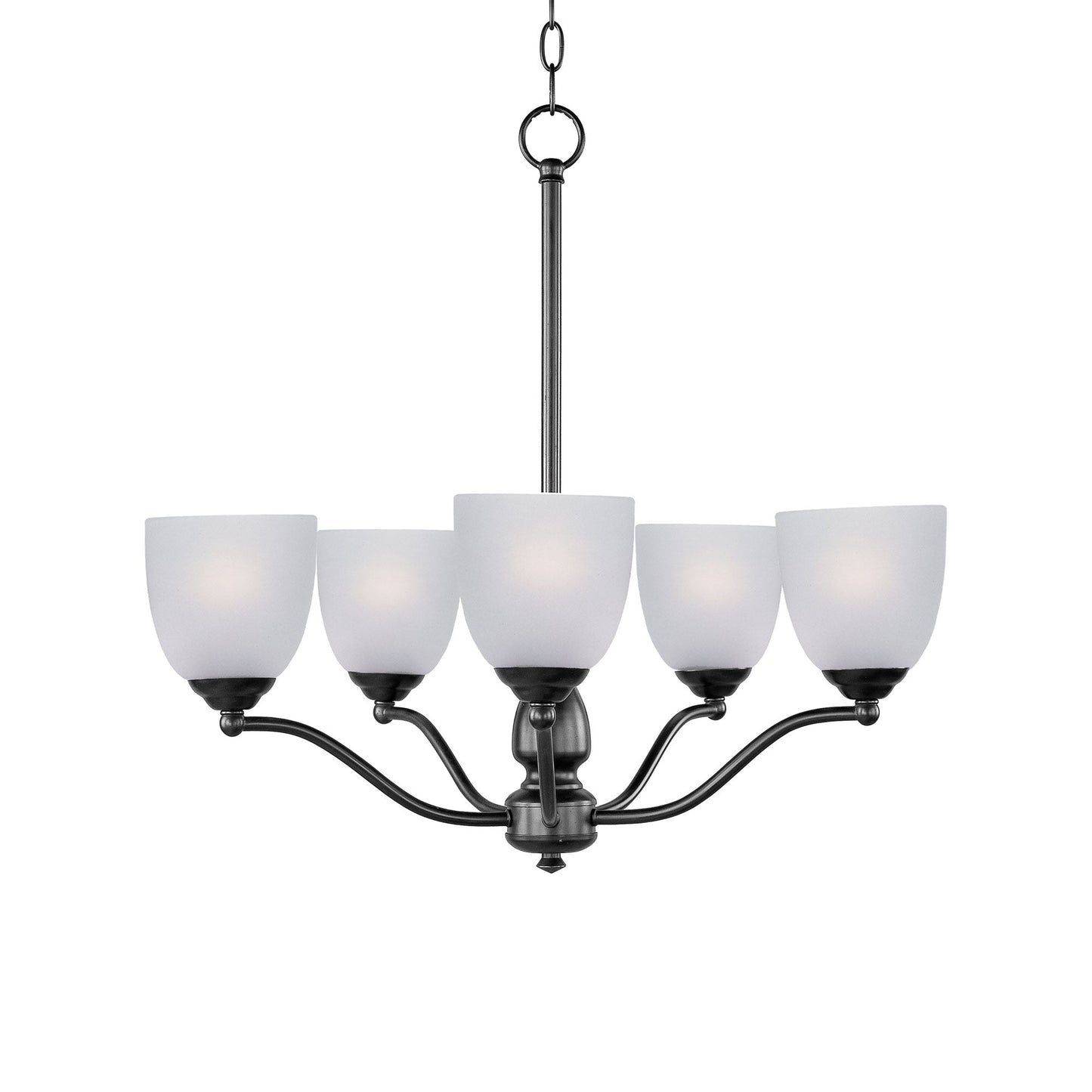 Stefan Chandelier in Black (5-Light).
