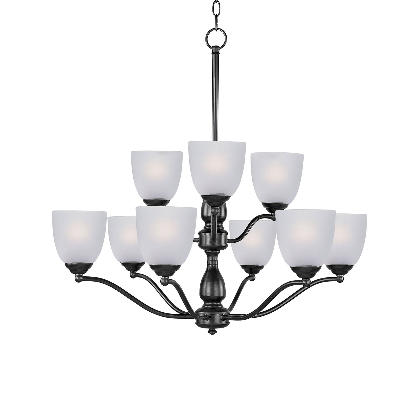 Stefan Chandelier in Black (9-Light).