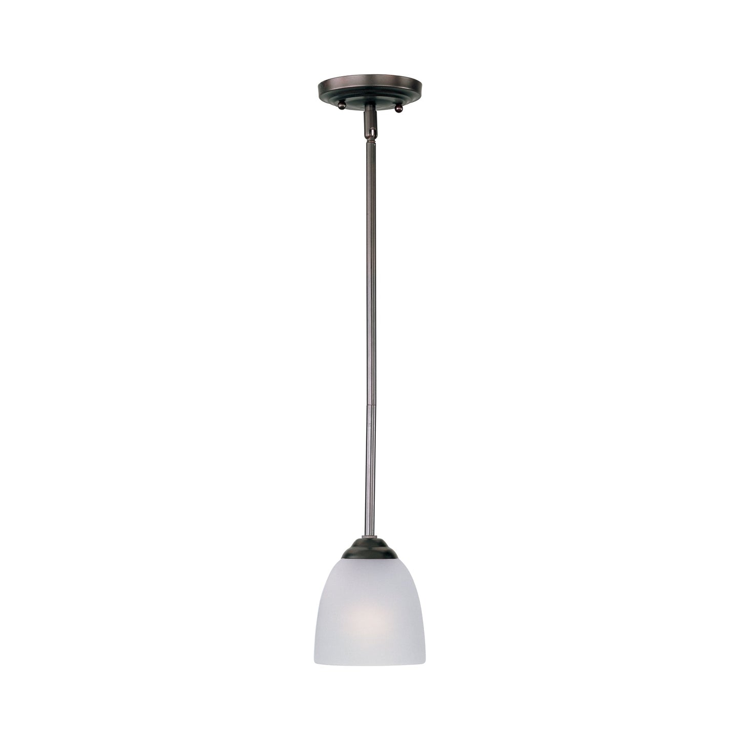 Stefan Mini Pendant Light in Oil Rubbed Bronze.