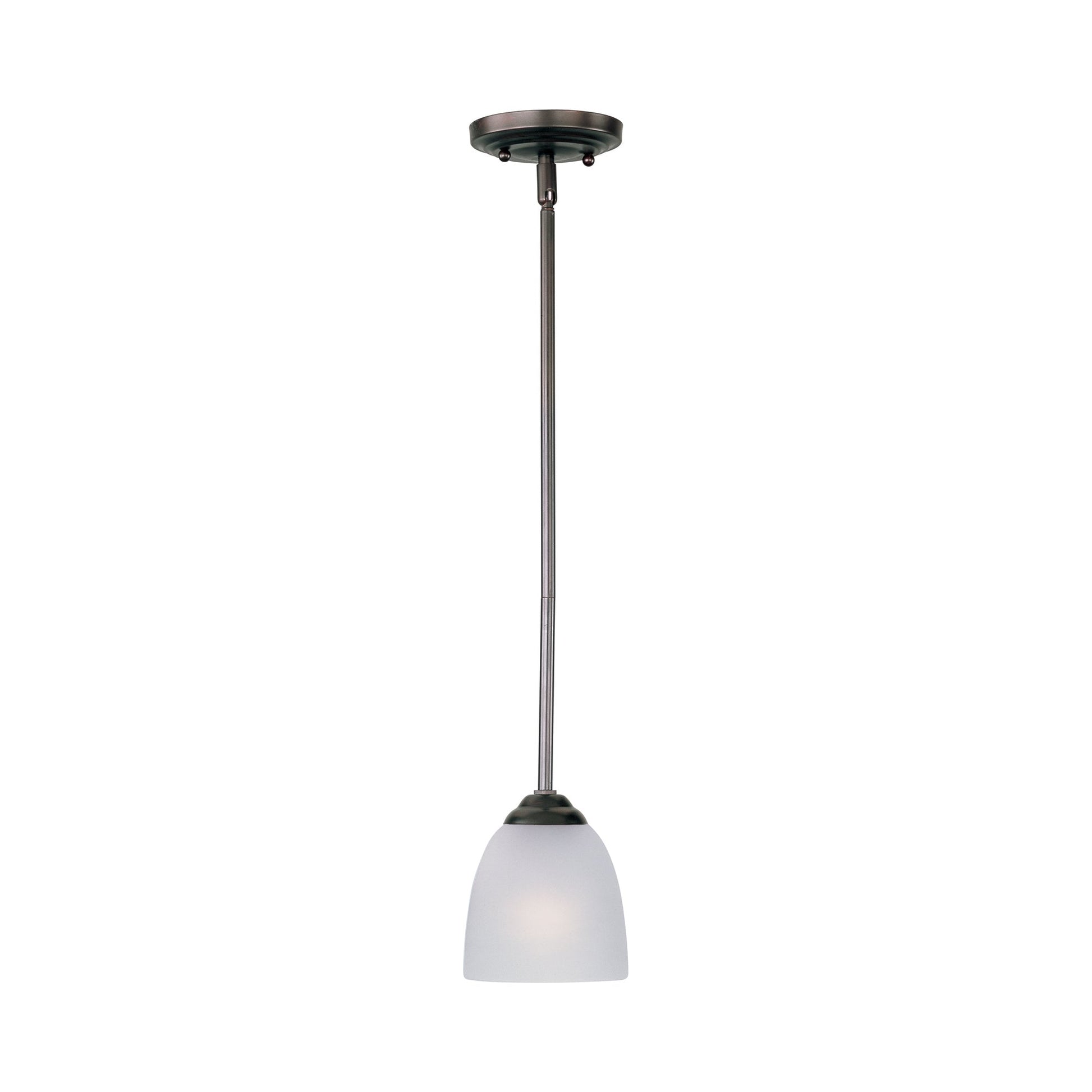 Stefan Mini Pendant Light in Oil Rubbed Bronze.