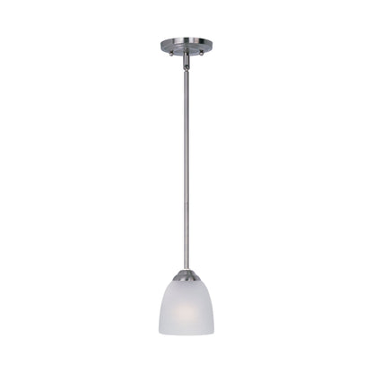 Stefan Mini Pendant Light in Satin Nickel.