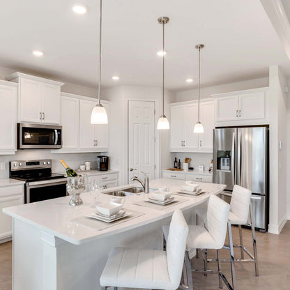 Stefan Mini Pendant Light in kitchen.